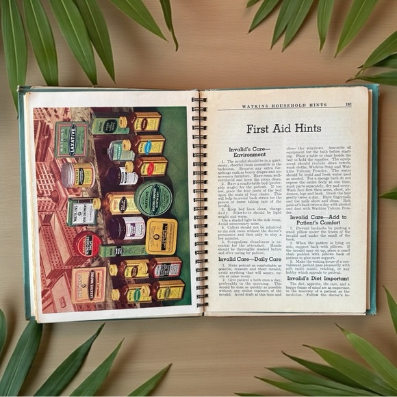 Watkins Household Hints Spiral Book – 1941 Vintage Hardcover by Elaine Allen - Picture 7 of 9